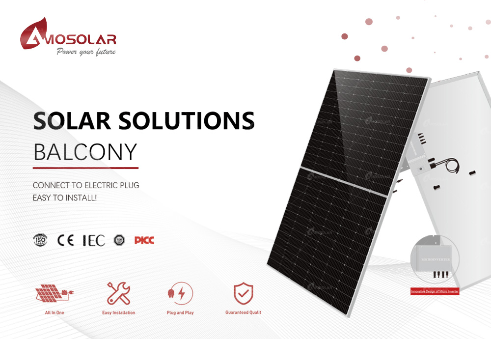 All in one balcony solar kit,one plug in solar system,solar mounting,microinverter,solar photovoltaic modules