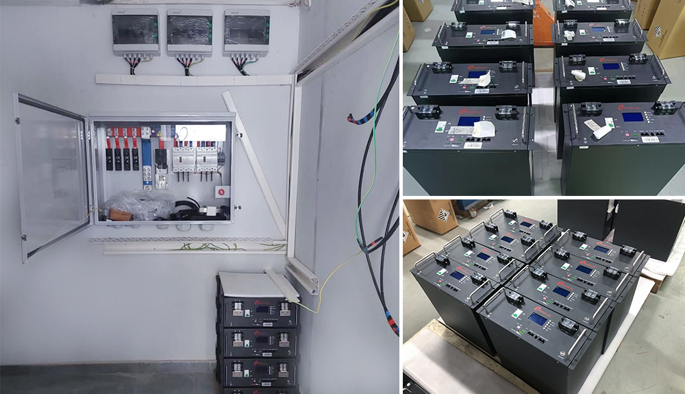 lithium ion solar battery project