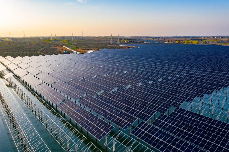 China Anhui 100MW Floating PV Station Solar System Project2