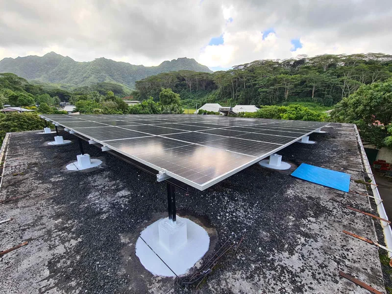 Tahiti 50KW Playground Solar System Project1