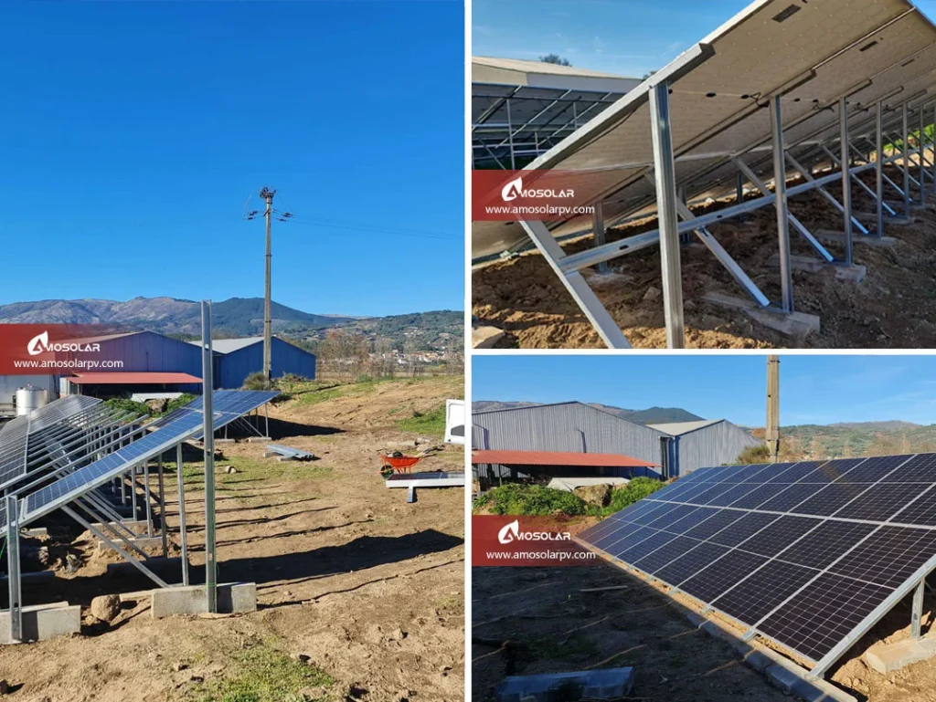 Portugal 100KW Commercial Solar System Project1
